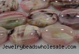 COP1273 15.5 inches 10*14mm oval natural pink opal gemstone beads