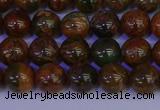 COP1362 15.5 inches 8mm round African green opal beads wholesale