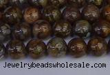 COP1371 15.5 inches 6mm round fire lace opal beads wholesale