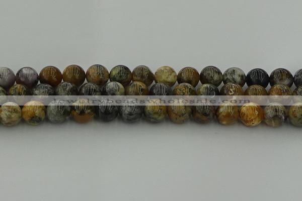 COP1384 15.5 inches 12mm round moss opal gemstone beads whholesale