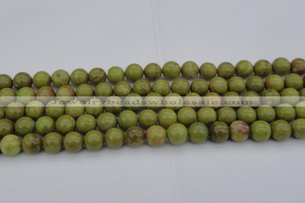 COP1403 15.5 inches 10mm round yellow opal gemstone beads