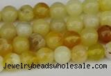 COP1426 15.5 inches 6mm round yellow opal beads wholesale