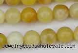 COP1427 15.5 inches 8mm round yellow opal beads wholesale