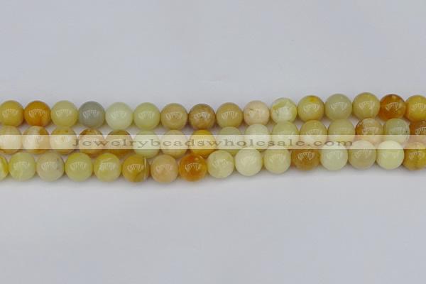 COP1428 15.5 inches 10mm round yellow opal beads wholesale