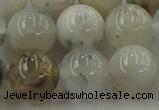 COP1454 15.5 inches 12mm round grey opal gemstone beads