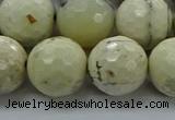 COP1475 15.5 inches 14mm faceted round African opal gemstone beads