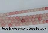 COP150 15.5 inches 4mm round pink opal gemstone beads wholesale