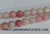 COP152 15.5 inches 8mm round pink opal gemstone beads wholesale