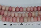 COP158 15.5 inches 4*6mm rondelle pink opal gemstone beads wholesale