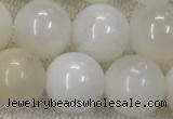 COP1590 15.5 inches 10mm round white opal gemstone beads