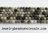 COP1610 15.5 inches 8mm faceted round moss opal beads