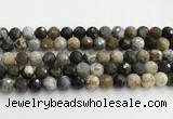 COP1611 15.5 inches 10mm faceted round moss opal beads