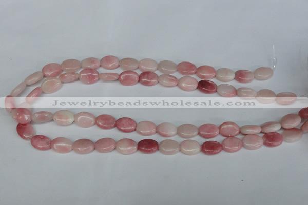 COP165 15.5 inches 10*14mm oval pink opal gemstone beads wholesale