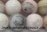 COP1705 15.5 inches 12mm round natural pink opal gemstone beads