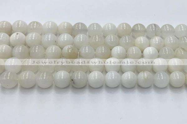 COP1732 15.5 inches 10mm round white opal beads wholesale