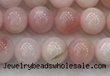 COP1780 15.5 inches 6mm round pink opal gemstone beads