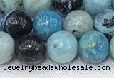 COP1791 15.5 inches 8mm round blue opal gemstone beads