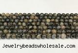 COP1801 15.5 inches 6mm round grey opal beads wholesale