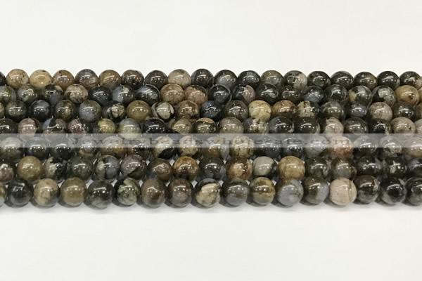 COP1801 15.5 inches 6mm round grey opal beads wholesale