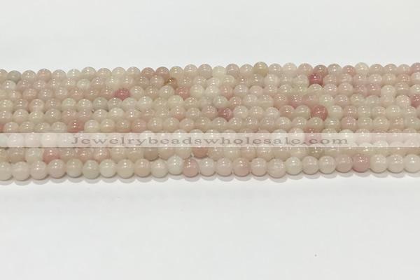 COP1820 15.5 inches 4mm round Chinese pink opal gemstone beads wholesale