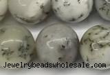 COP1858 15 inches 10mm round white opal beads