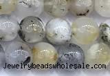 COP1860 15 inches 6mm round moss opal beads