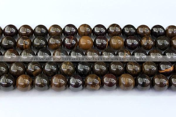 COP1872 15 inches 10mm round iron opal gemstone beads