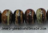 COP205 15.5 inches 12*18mm rondelle natural brown opal gemstone beads