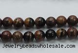 COP220 15.5 inches 8mm round natural brown opal gemstone beads