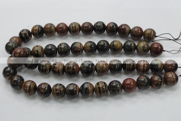 COP224 15.5 inches 16mm round natural brown opal gemstone beads