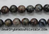 COP266 15.5 inches 10mm round natural grey opal gemstone beads