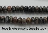 COP268 15.5 inches 4*8mm rondelle natural grey opal gemstone beads