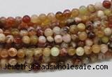 COP300 15.5 inches 4mm round brandy opal gemstone beads wholesale