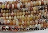 COP301 15.5 inches 2*4mm rondelle brandy opal gemstone beads wholesale