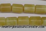 COP340 15.5 inches 10*14mm tube yellow opal gemstone beads