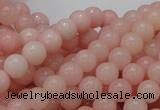 COP403 15.5 inches 8mm round Chinese pink opal gemstone beads