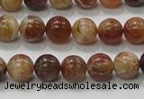 COP502 15.5 inches 10mm round natural red opal gemstone beads