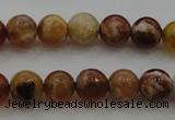 COP509 15.5 inches 6mm round natural red opal gemstone beads