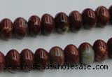 COP519 15.5 inches 6*10mm rondelle red opal gemstone beads wholesale