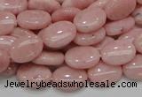 COP63 15.5 inches 10*14mm oval natural pink opal gemstone beads