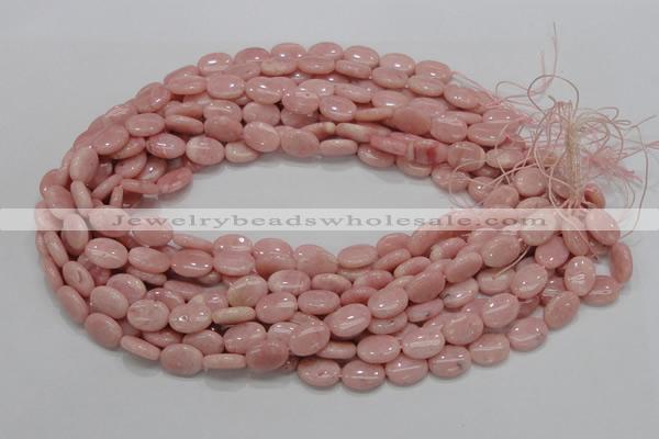 COP63 15.5 inches 10*14mm oval natural pink opal gemstone beads