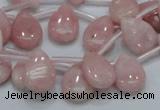 COP73 15.5 inches 10*14mm flat teardrop natural pink opal beads