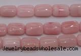 COP81 15.5 inches 8*12mm rectangle natural pink opal gemstone beads