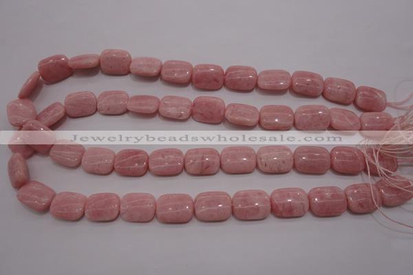 COP83 15.5 inches 12*16mm rectangle natural pink opal gemstone beads