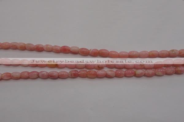 COP85 15.5 inches 4*6mm drum natural pink opal gemstone beads