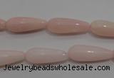 COP87 15.5 inches 8*20mm teardrop natural pink opal gemstone beads