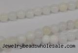 COP901 15.5 inches 8mm round natural white opal gemstone beads