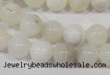 COP903 15.5 inches 12mm round natural white opal gemstone beads