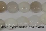 COP905 15.5 inches 14mm flat round natural white opal gemstone beads