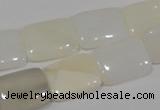 COP914 15.5 inches 13*18mm rectangle natural white opal gemstone beads